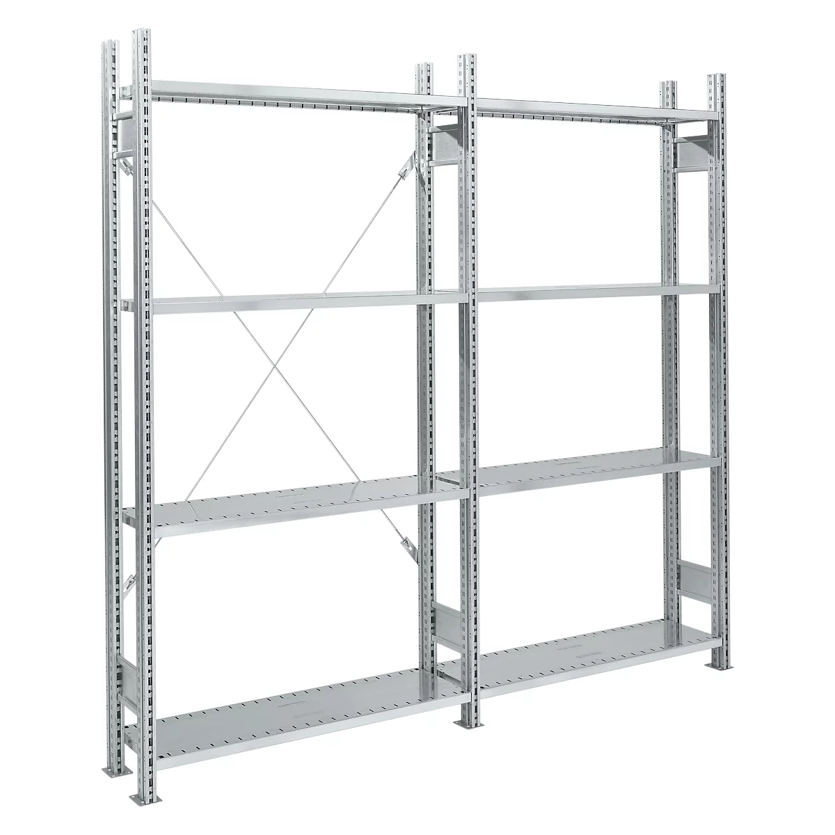 Estantería modular FBR 2200, Estantería adicional, 4 estantes, 1025 x 300 mm