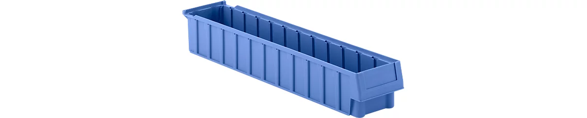 Estantería RK 619-01, polipropileno, L 620 x A 116 x H 90 mm, 12 compartimentos, para profundidad de armario 600 mm, azul