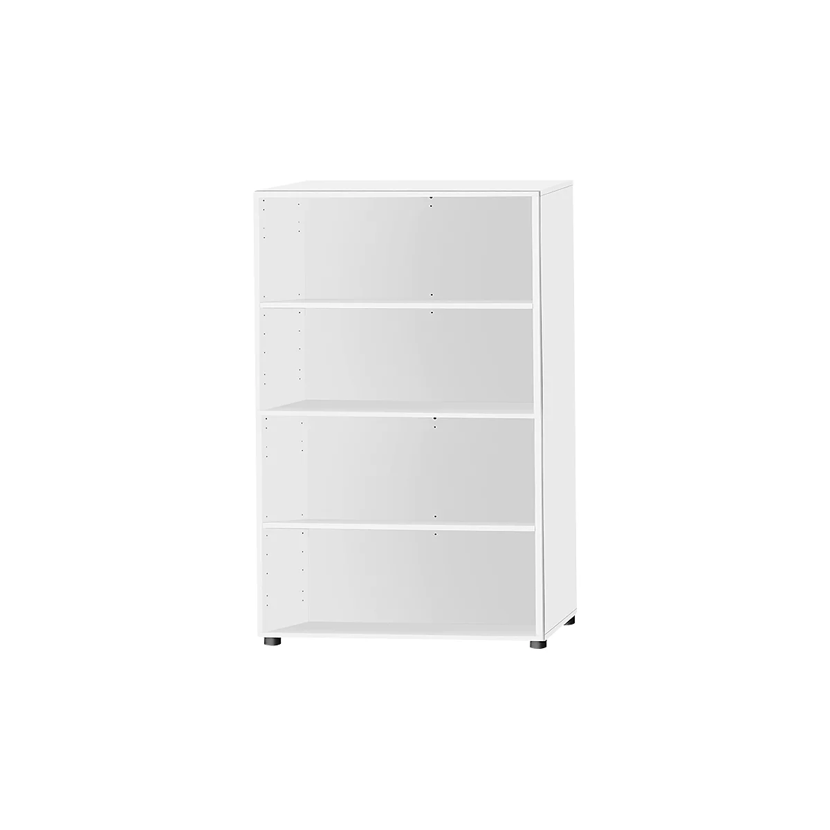 Estantería Schäfer Shop Select, 4 OH, An 800 x P 420 x Al 1514 mm, blanca