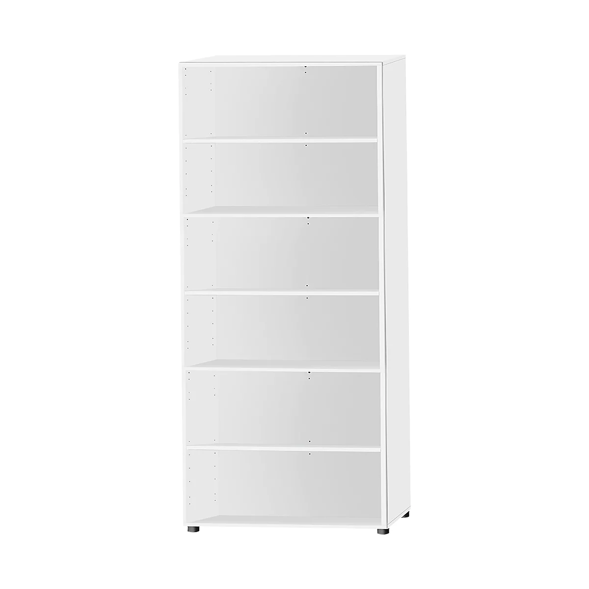 Estantería Schäfer Shop Select, 6 OH, An 800 x P 420 x Al 2240 mm, blanca