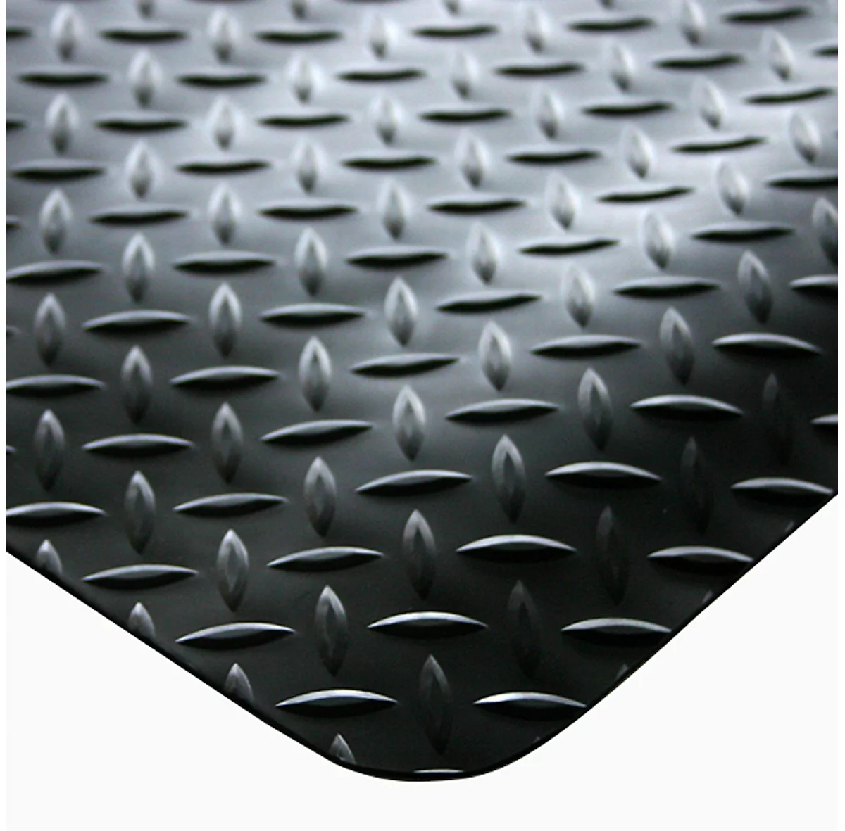 Estera ergonómica placa de cubierta, negro, 900 x 1500 mm