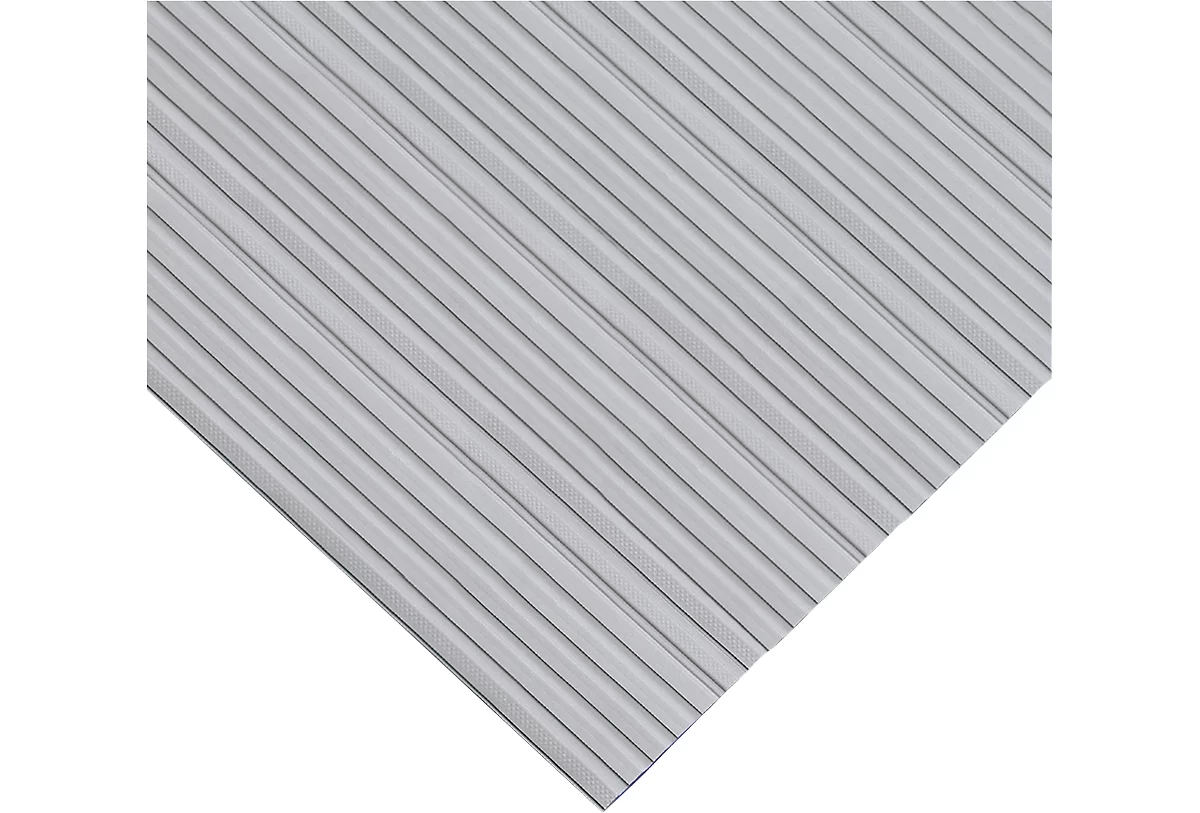 Estera ergonómica, rollo de 10 m, anchura 1000 mm, gris