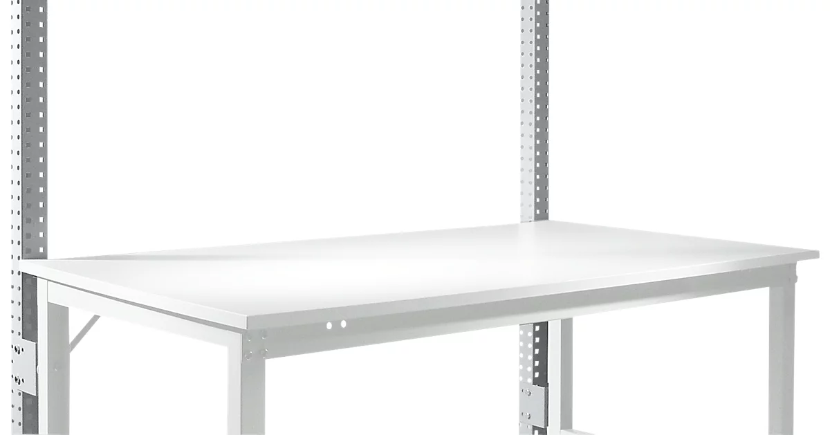 Estructura pórtica adicional, bajo, Mesa básica SPEZIAL mesa de trabajo/banco de trabajo UNIVERSAL/PROFI, aluminio plateado