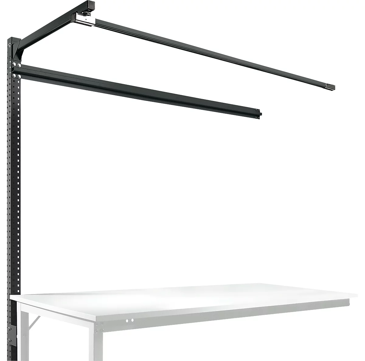 Estructura pórtica adicional con brazo saliente, Mesa de extensión SPEZIAL mesa de trabajo/banco de trabajo UNIVERSAL/PROFI, 1750 mm, antracita