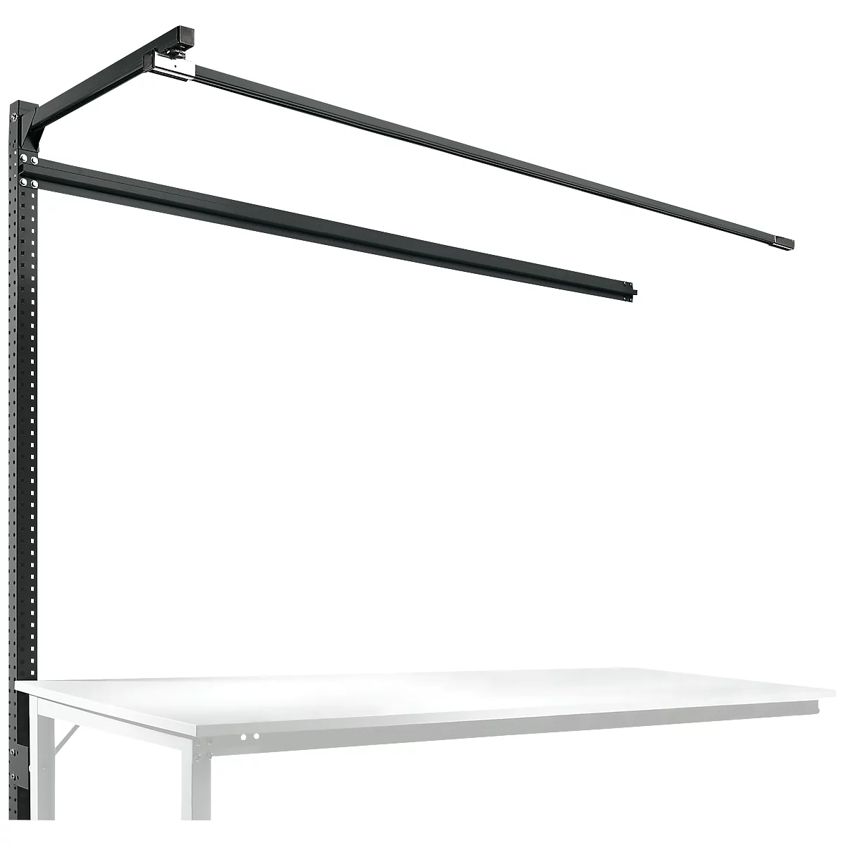 Estructura pórtica adicional con brazo saliente, Mesa de extensión SPEZIAL mesa de trabajo/banco de trabajo UNIVERSAL/PROFI, 2000 mm, antracita