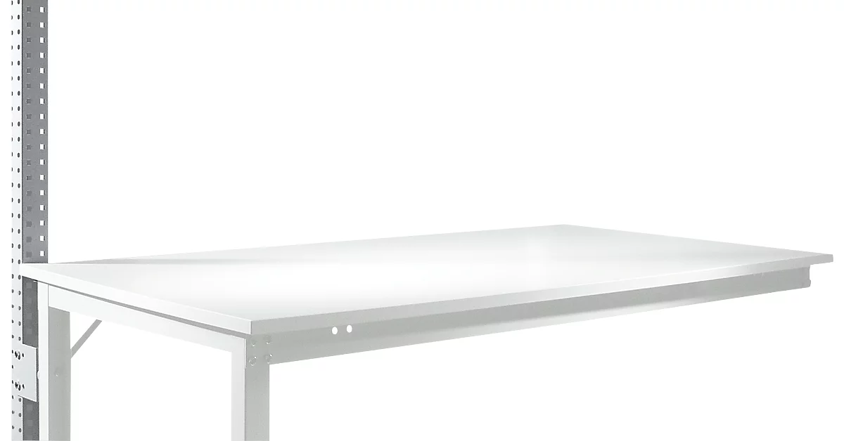 Estructura pórtica adicional Manuflex, para mesas de extensión Manuflex UNIVERSAL Standard, altura útil 600 mm, aluminio plateado