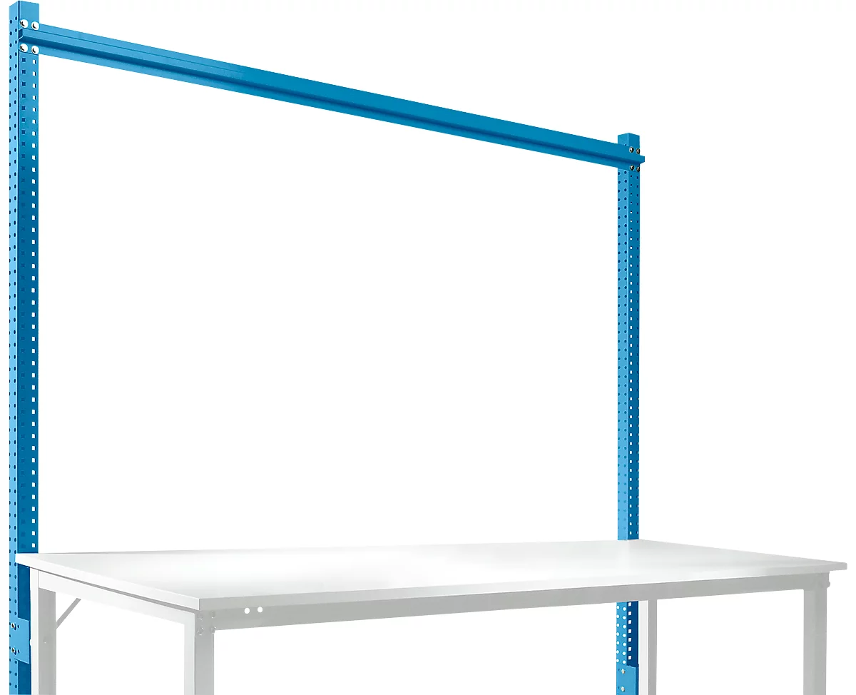 Estructura pórtica adicional, Mesa básica SPEZIAL sistema mesa de trabajo/banco de trabajo UNIVERSAL/PROFI, 2000 mm, azul luminoso