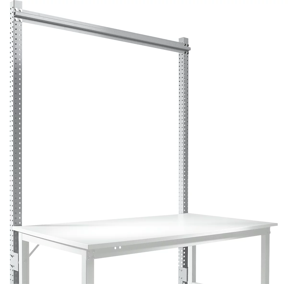 Estructura pórtica adicional, mesa básica STANDARD sistema mesa de trabajo/banco de trabajo UNIVERSAL/PROFI, 1500 mm, aluminio plateado