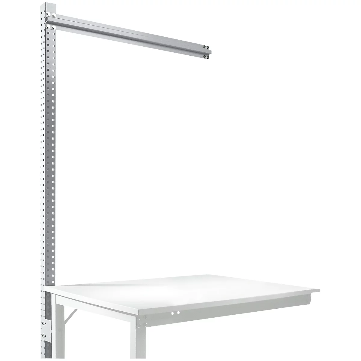 Estructura pórtica adicional, Mesa de extensión SPEZIAL sistema mesa de trabajo/banco de trabajo UNIVERSAL/PROFI, 1250 mm, aluminio plateado