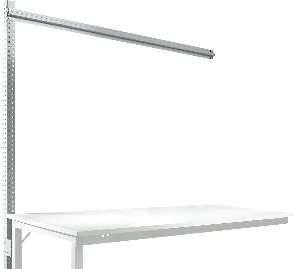 Estructura pórtica adicional para mesa de extensión STANDARD sistema mesa de trabajo/banco de trabajo UNIVERSAL/PROFI, 1750 mm, aluminio plateado