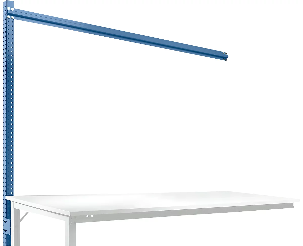 Estructura pórtica adicional para mesa de extensión STANDARD sistema mesa de trabajo/banco de trabajo UNIVERSAL/PROFI, 2000 mm, azul brillante