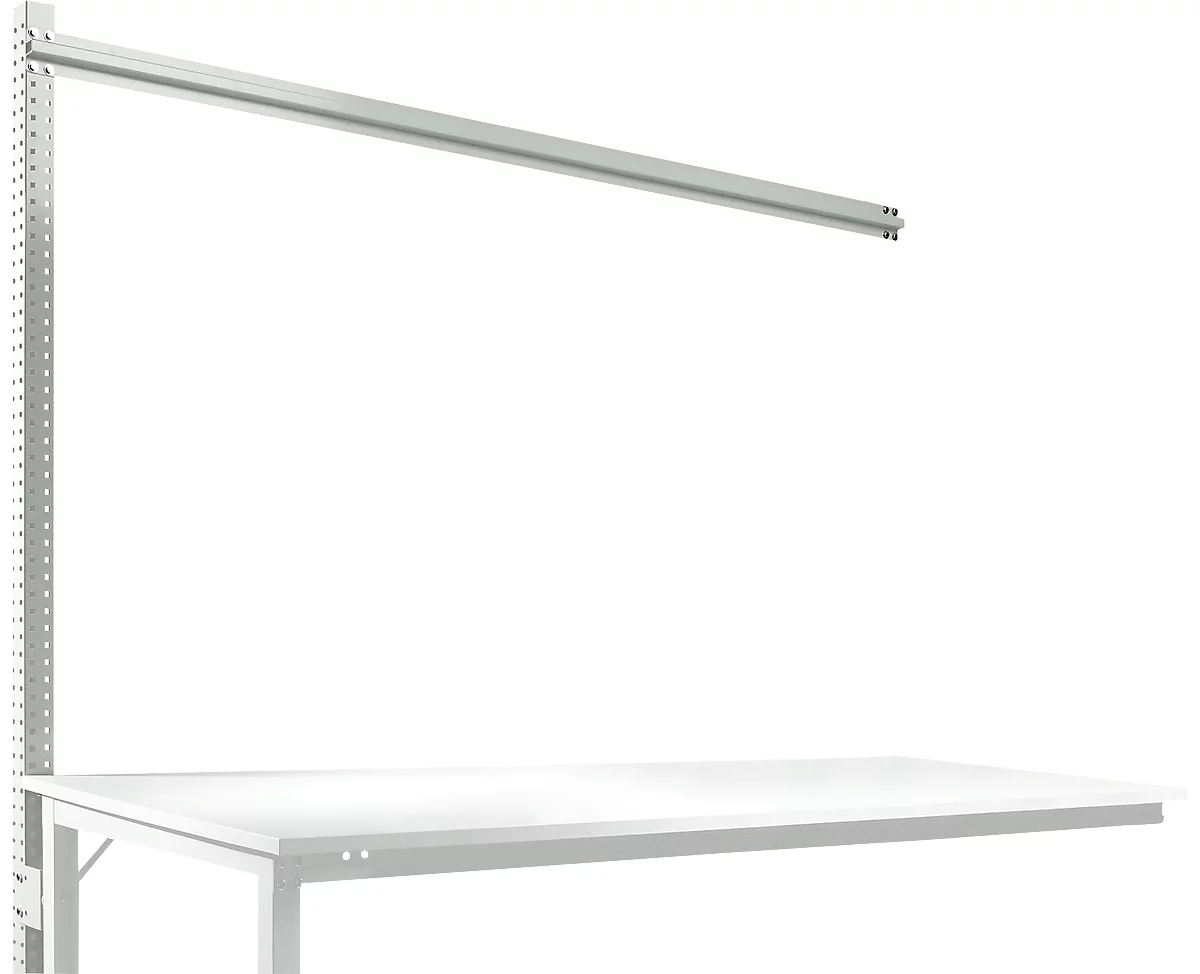 Estructura pórtica adicional para mesa de extensión STANDARD sistema mesa de trabajo/banco de trabajo UNIVERSAL/PROFI, 2000 mm, gris luminoso