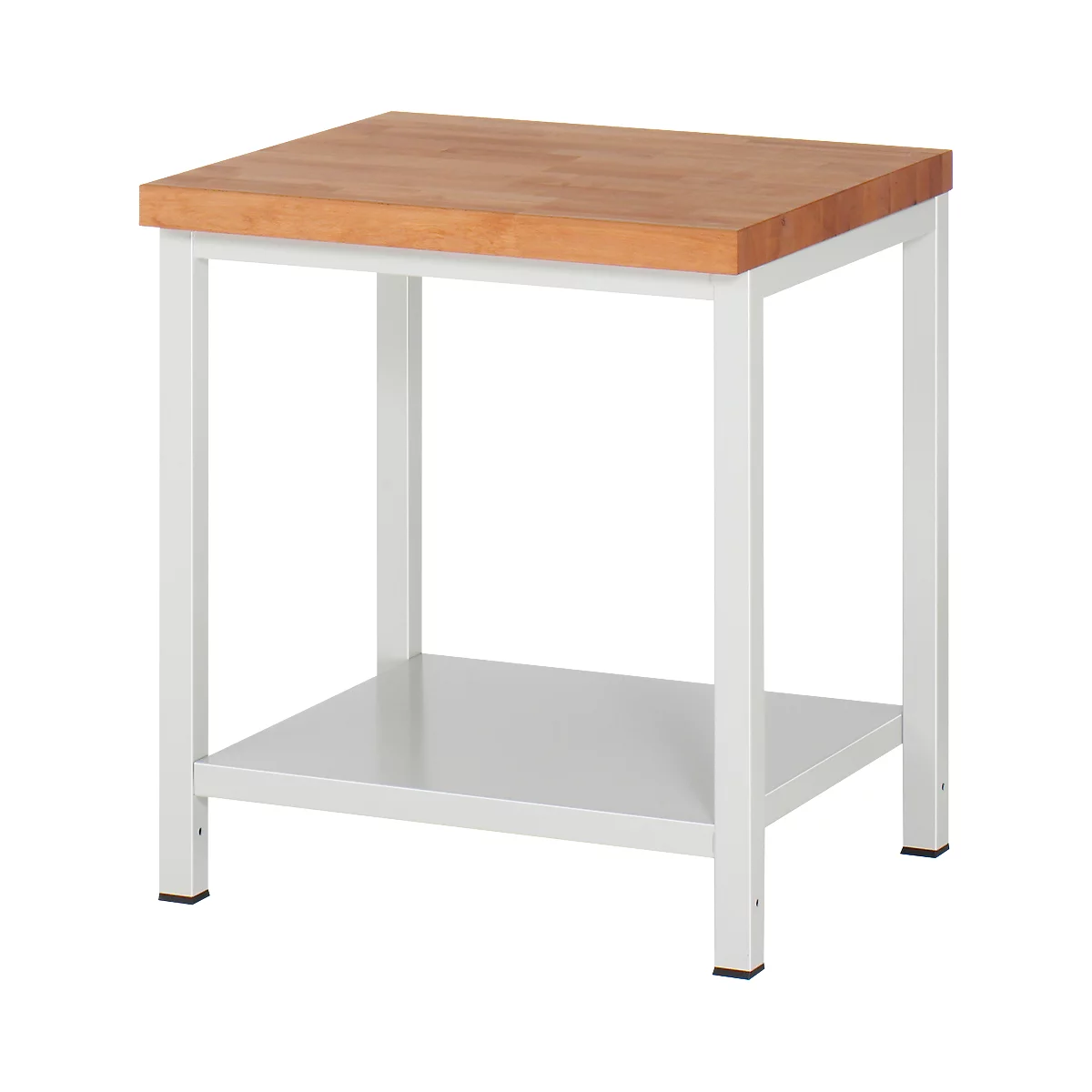 Établi série 8000, fixe, tablette en tôle d'acier, l. 750 x P 700 x H 840 – 1040 mm