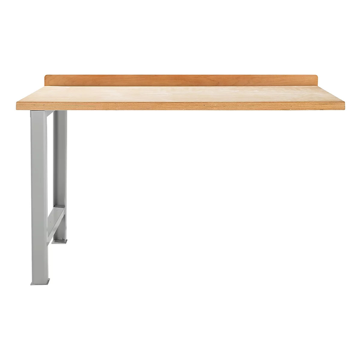 Établi TOP, unité d'extension, 1500 mm de large, alu argent