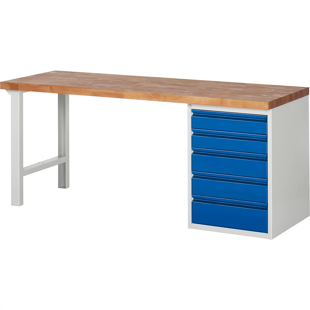 Établi type 7513-1, l. 2000 x P 700 x H 840 mm