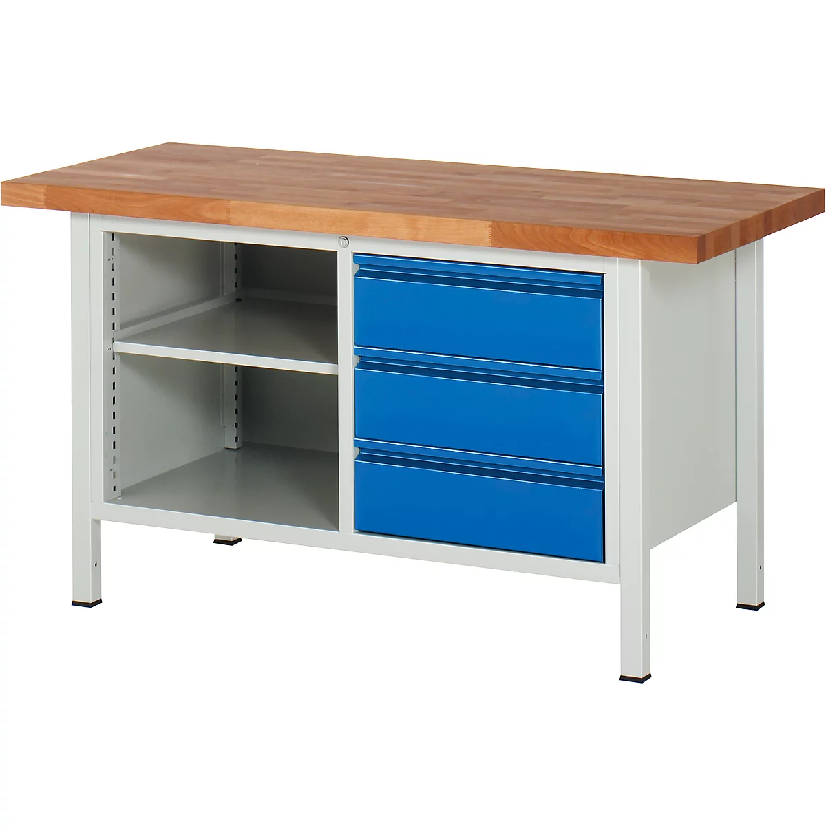 Établi type 8462-2, l. 1500 x P 700 x H 840 mm