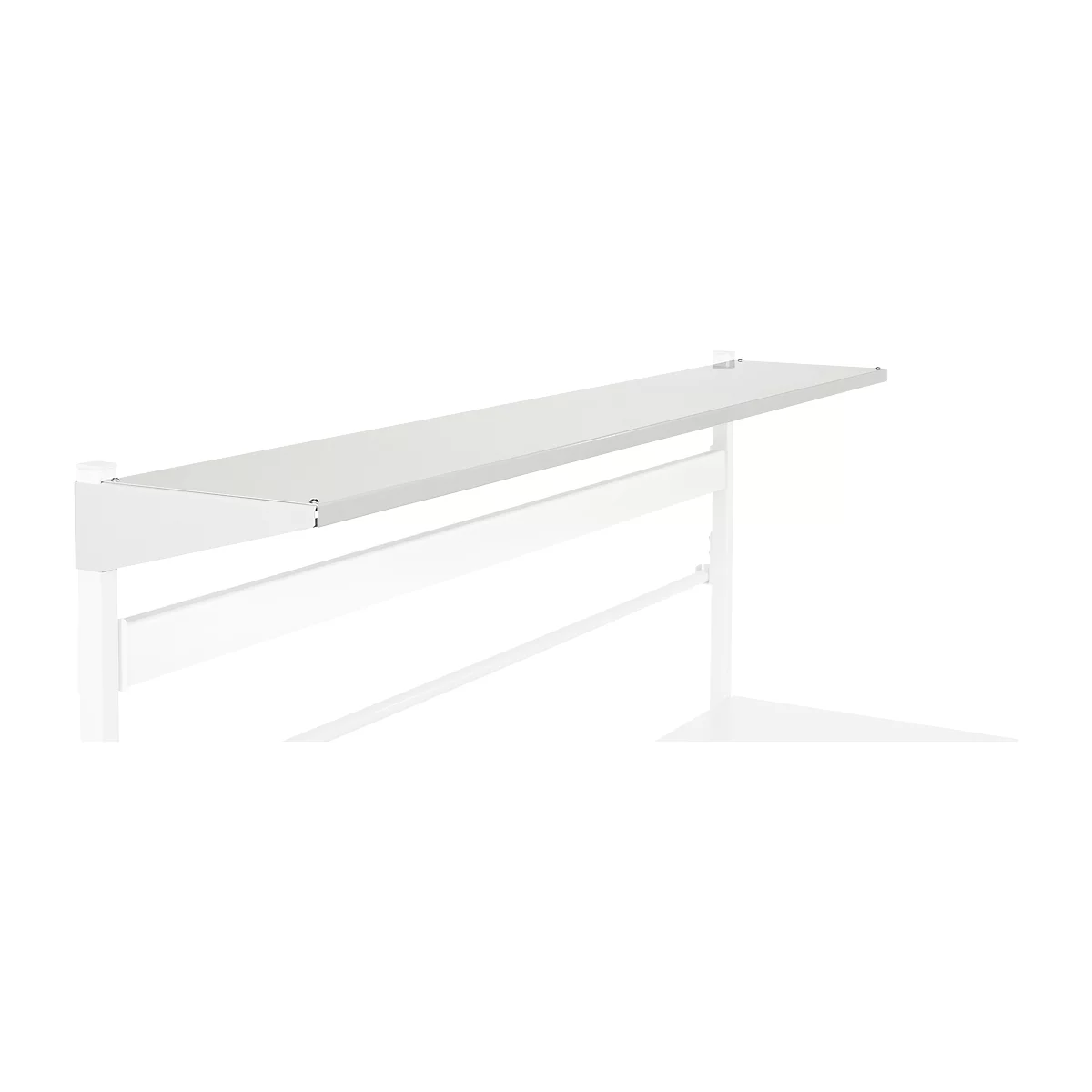 Etagenbord Serie TPB, Breite 1500 mm, aus Stahl, f. Packtische Serie TPB
