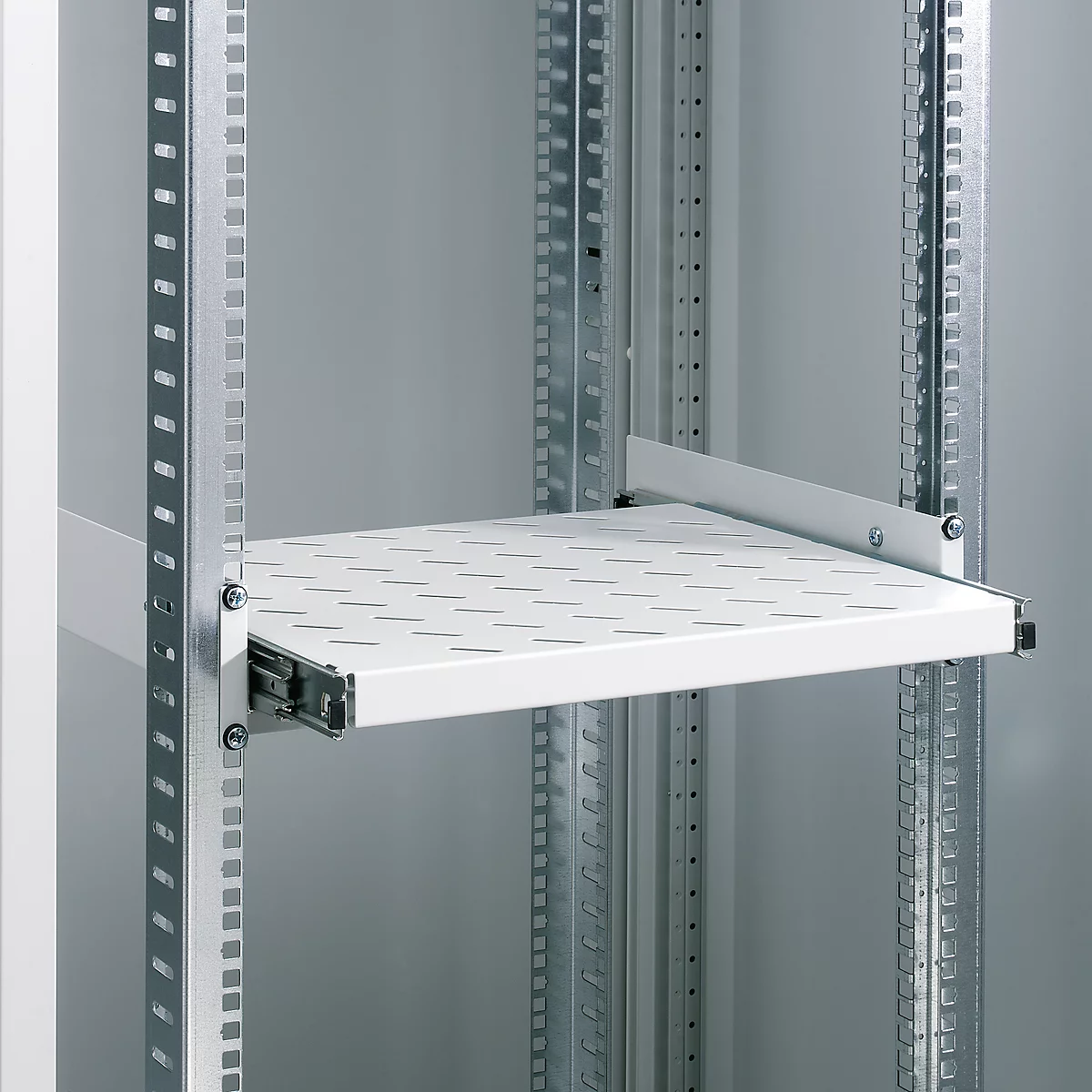 Étagère à appareils, pour armoire à serveur, coulissant, 2 UH x 400 mm (19')