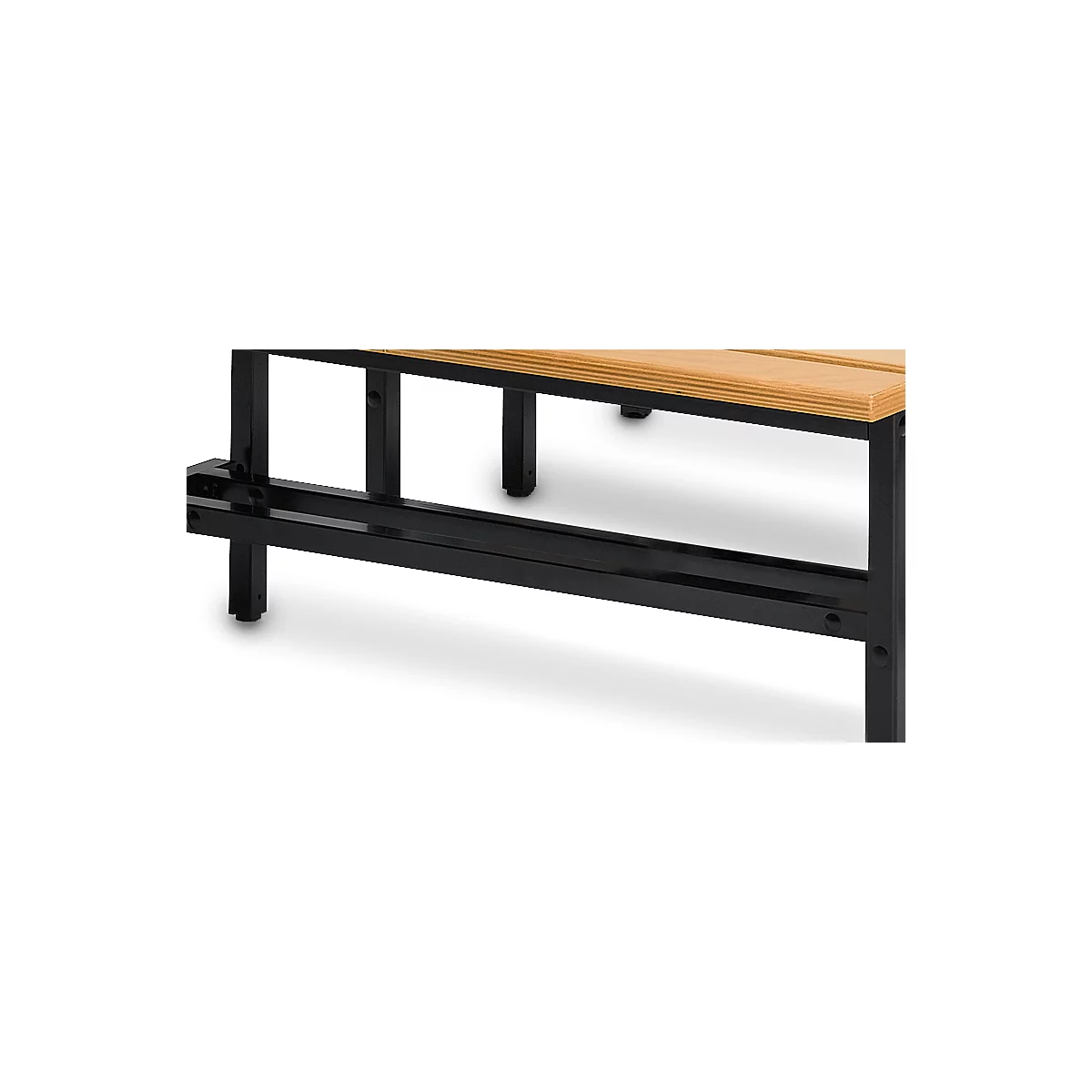 Étagère à chaussures, pour banc, L 1995 x P 200 mm (livré sans banc)