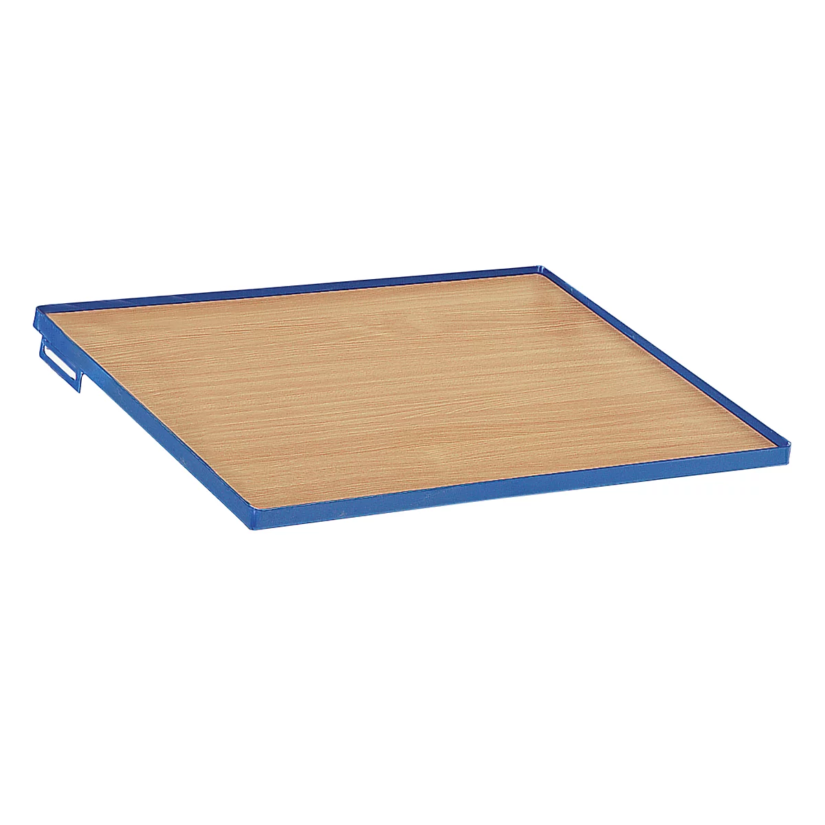 Étagère en bois pour chariot à caisses Euro, 820 x 620 mm