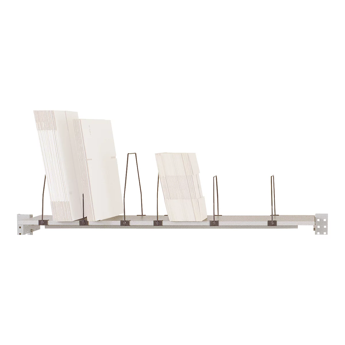 Étagère Packpool, avec 7 séparateurs en acier, capacité de charge 75 kg, pour table de largeur 1750 mm
