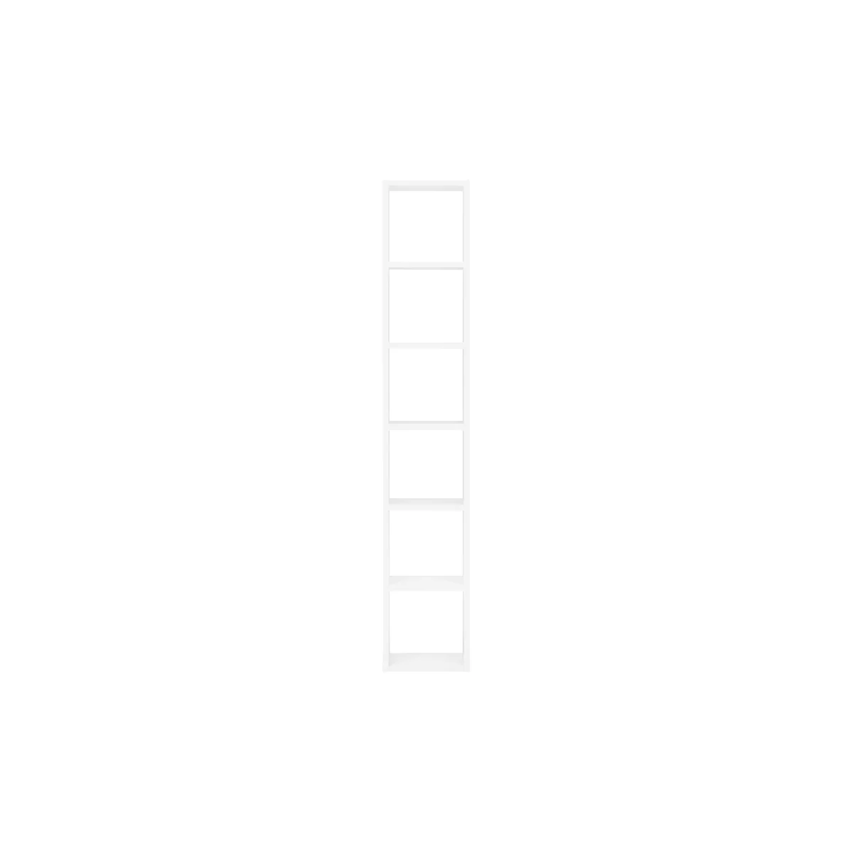 Étagère Pombal, 6 hauteurs de classeurs, extensible, largeur 400 mm, blanc