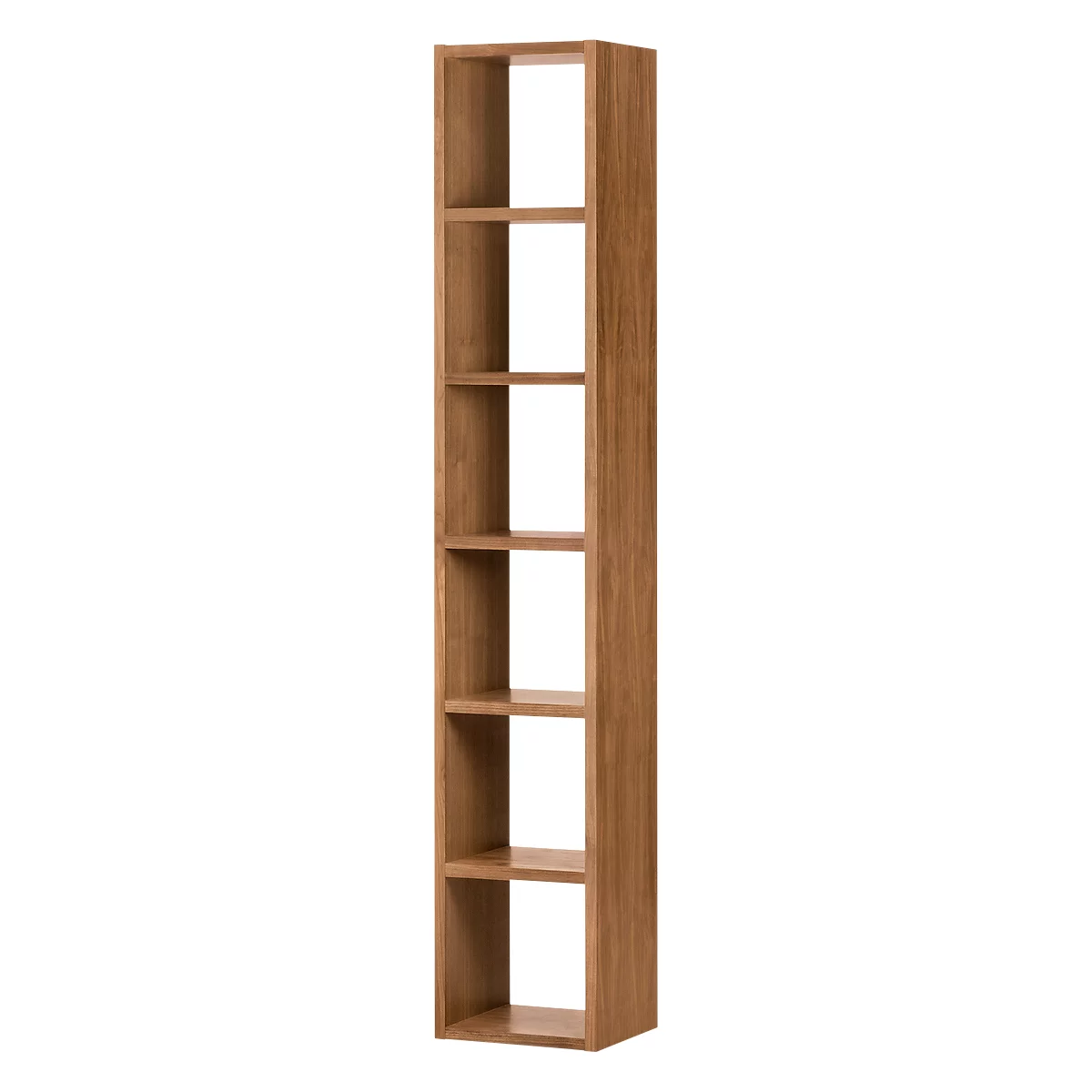Étagère Pombal, 6 hauteurs de classeurs, extensible, largeur 400 mm, noyer