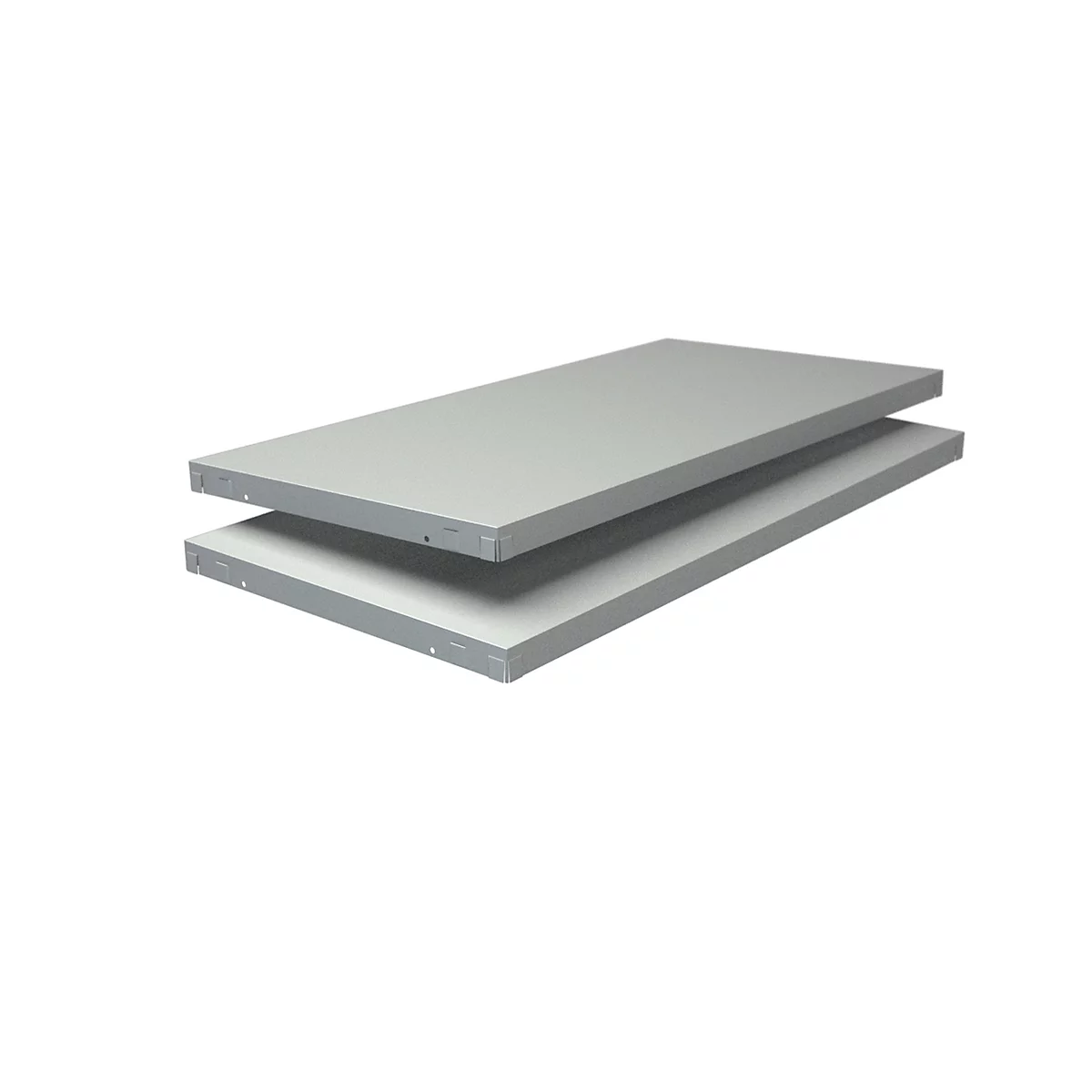 Étagère, pour rayonnage à emboîter, 800 x 400 mm, blanc, 2 p.