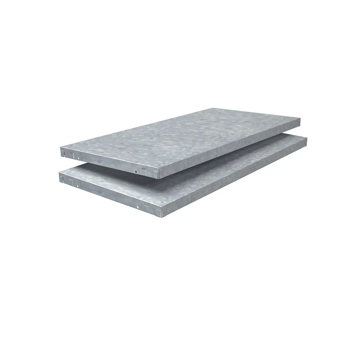 Étagère, pour rayonnage à emboîter, 800 x 400 mm, galvanisé, 2 p.