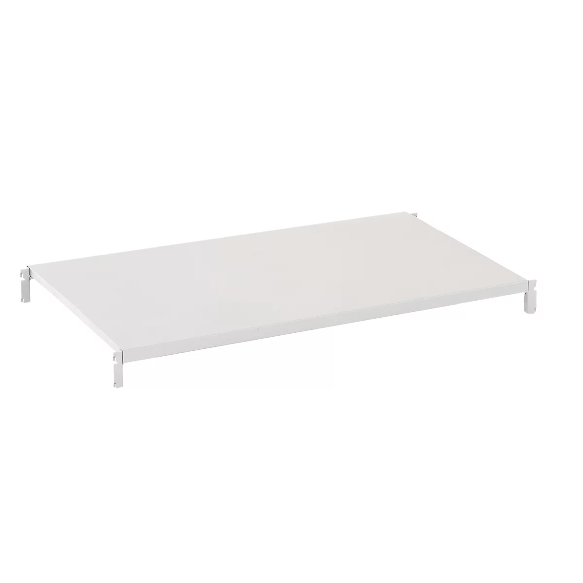 Étagère pour rayonnage universel - l. 1000 x P 500 mm - capacité de charge par étagère 125 kg - laqué époxy - gris clair RAL 7035