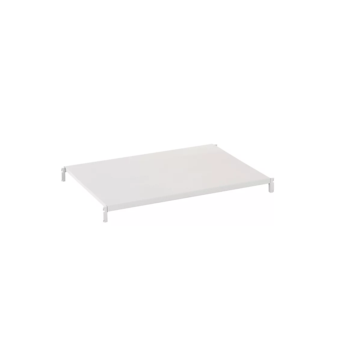 Étagère pour rayonnage universel - l. 1000 x P 500 mm - capacité de charge par étagère 200 kg - laqué époxy - gris clair RAL 7035