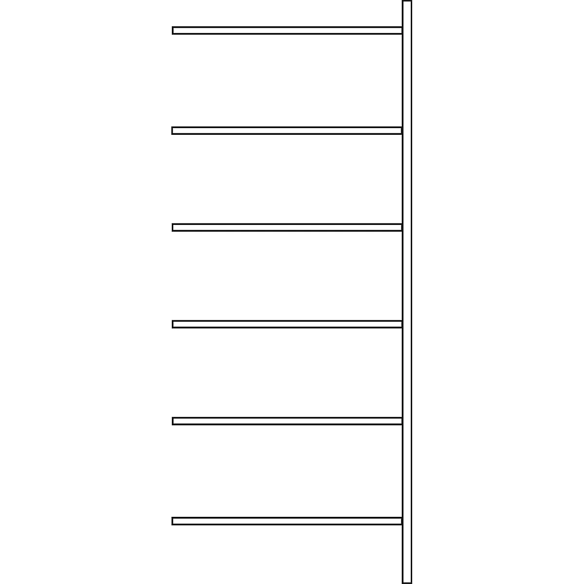 Etagère SSI Schaefer R3000, étagère supplémentaire, L 1025 x P 800 mm, charge max. par étagère 200 kg