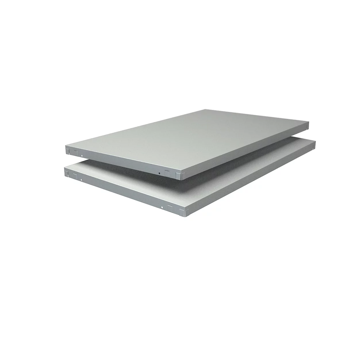 Étagère supplémentaire, pour rayonnages à emboîter, l. 800 x P 500 mm, blanc