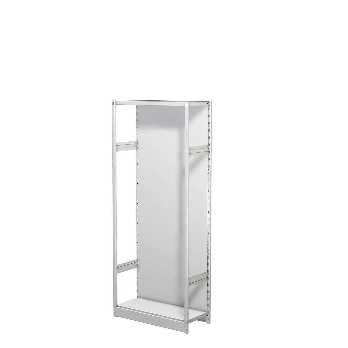 Étagère vide 500 T PROGRESS, module de base, avec panneau arrière, H 1900 x l. 750 x P 340 mm