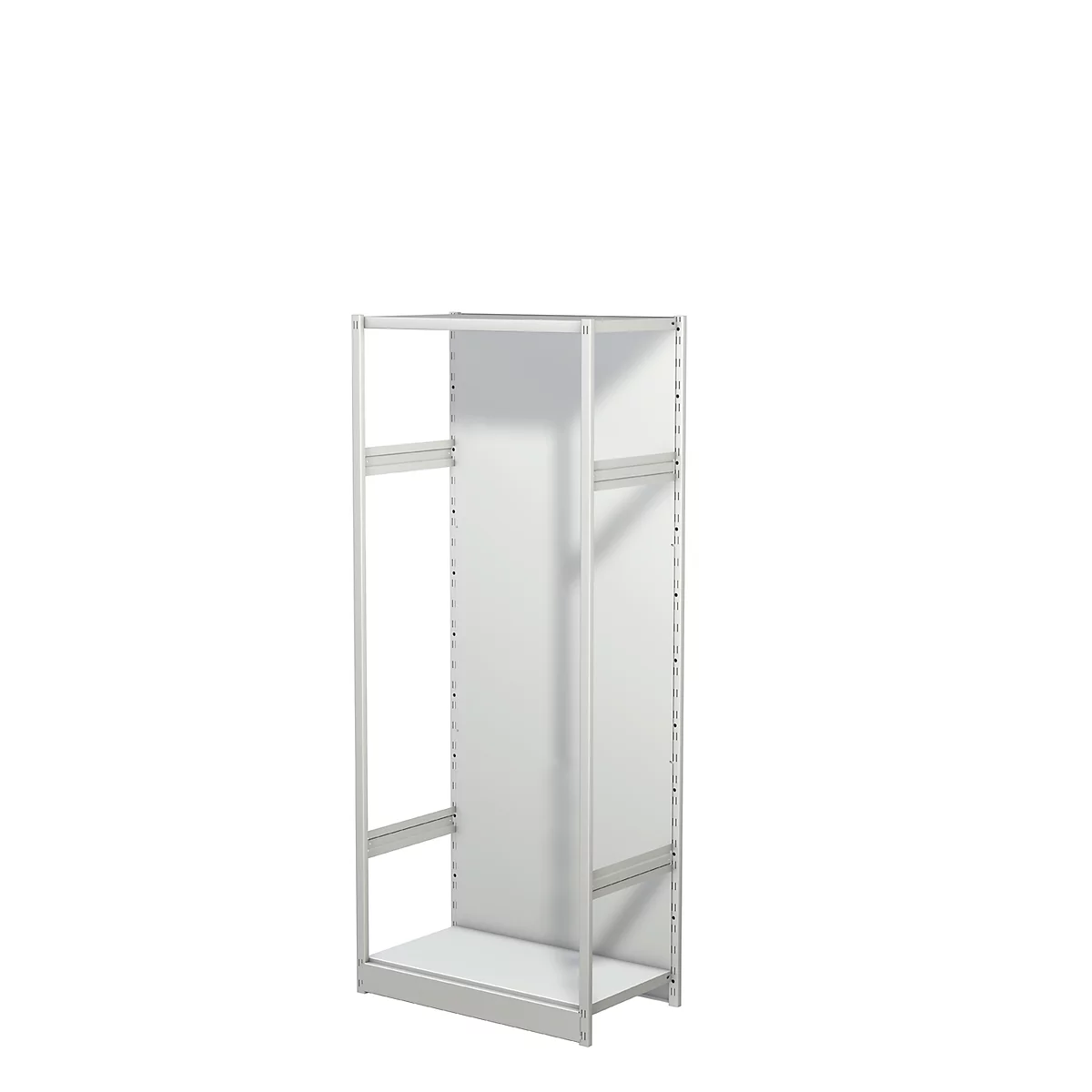 Étagère vide 500 T PROGRESS, module de base, avec panneau arrière, H 1900 x l. 750 x P 440 mm