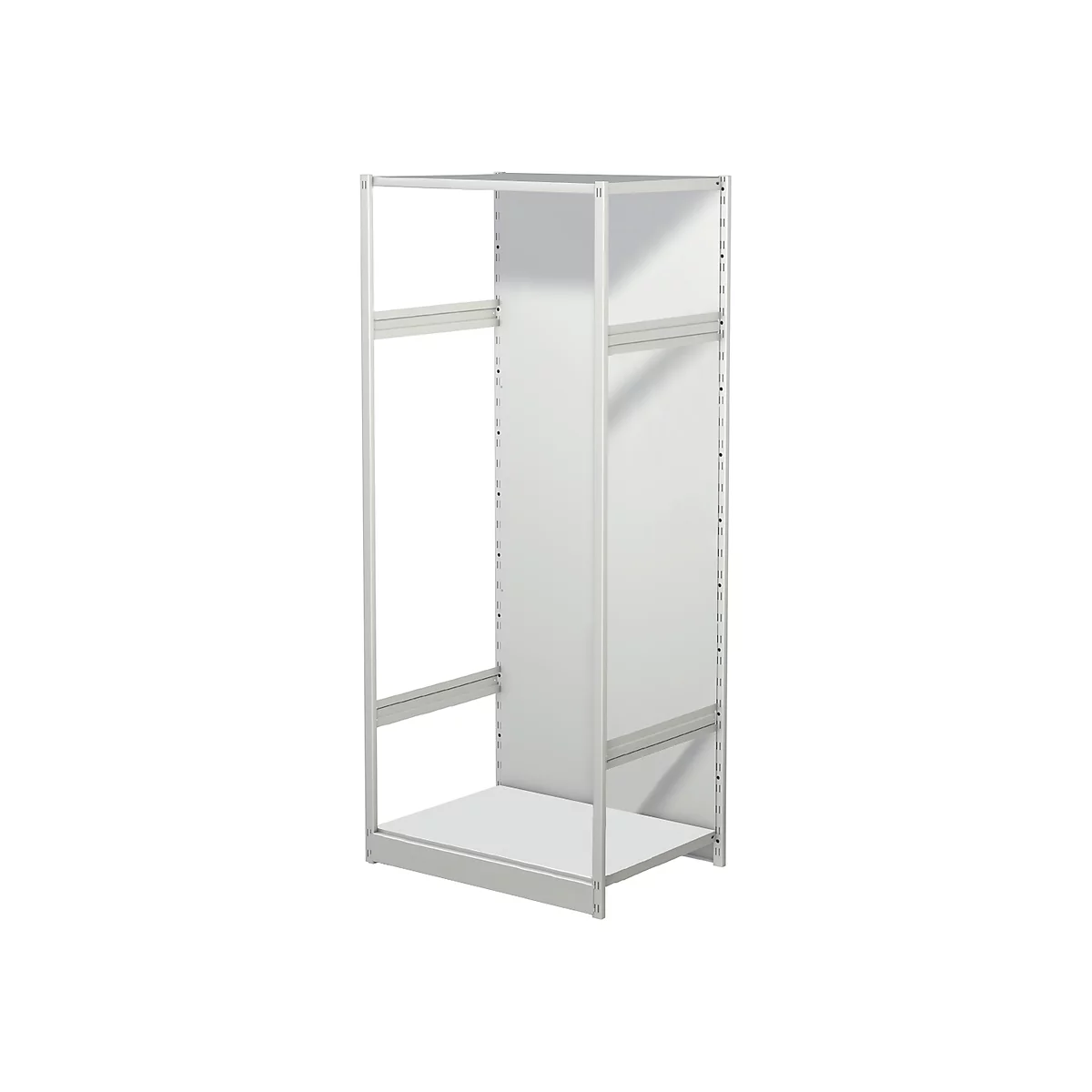 Étagère vide 500 T PROGRESS, module de base, avec panneau arrière, H 1900 x l. 750 x P 640 mm