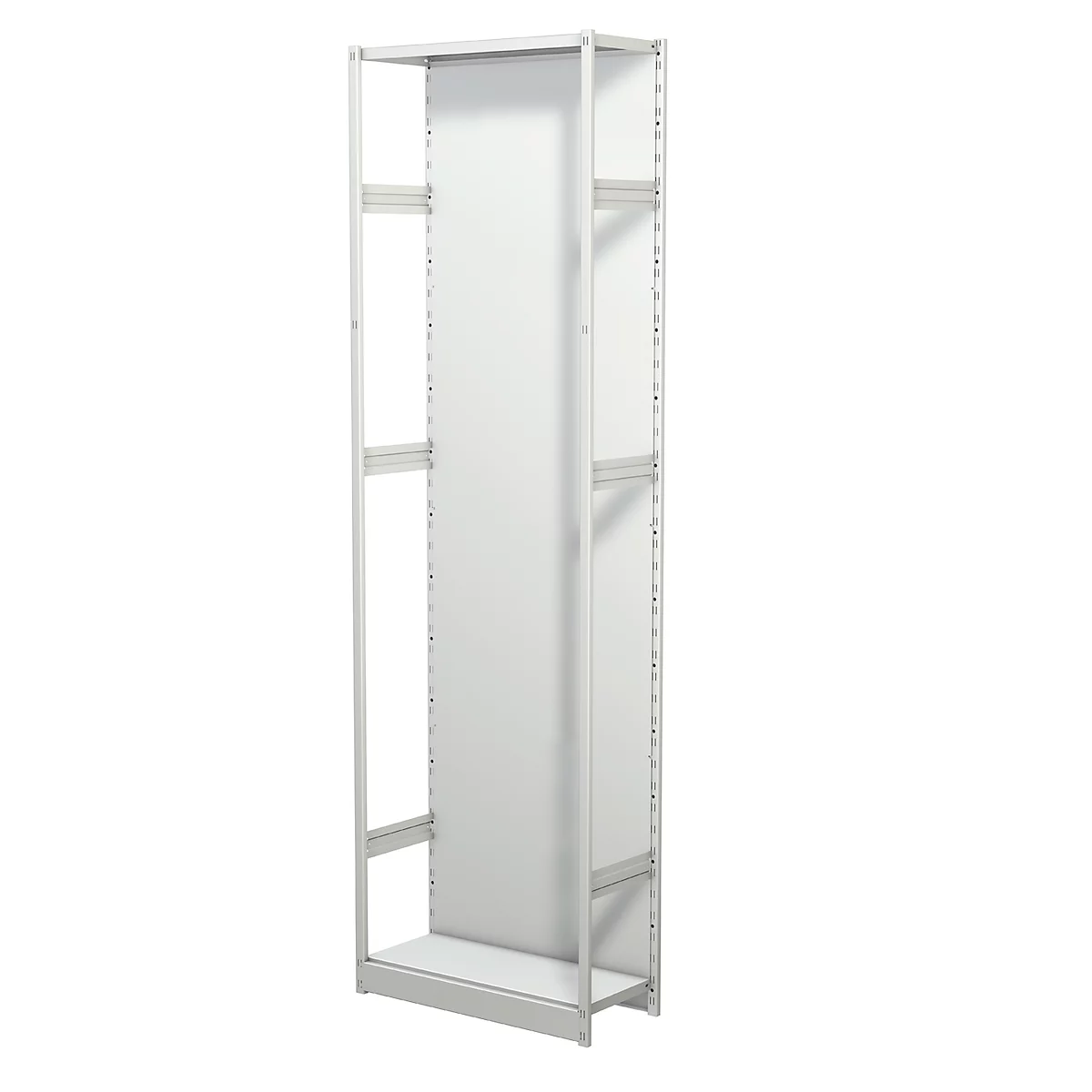 Étagère vide 500 T PROGRESS, module de base, avec panneau arrière, H 2600 x l. 750 x P 340 mm
