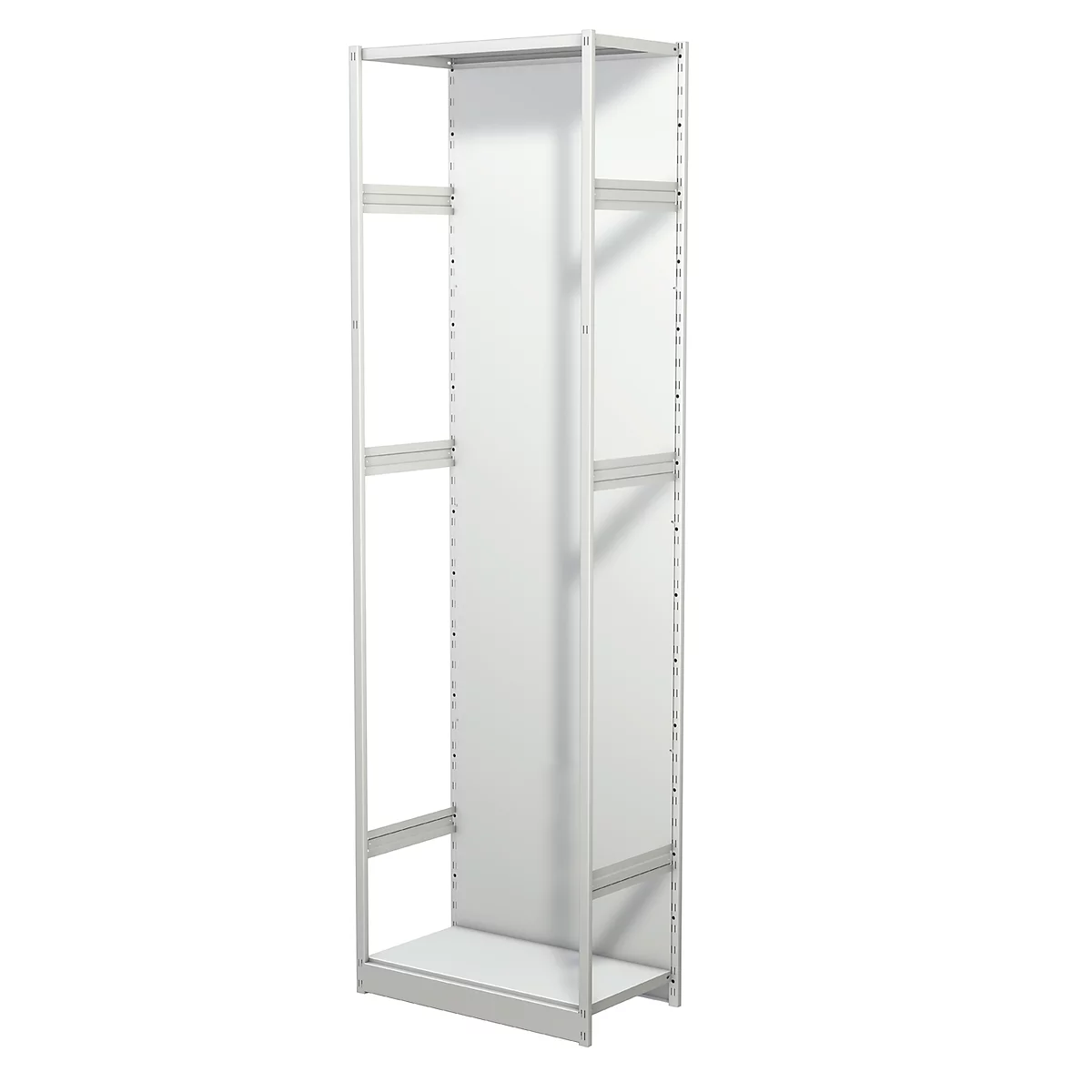 Étagère vide 500 T PROGRESS, module de base, avec panneau arrière, H 2600 x l. 750 x P 440 mm
