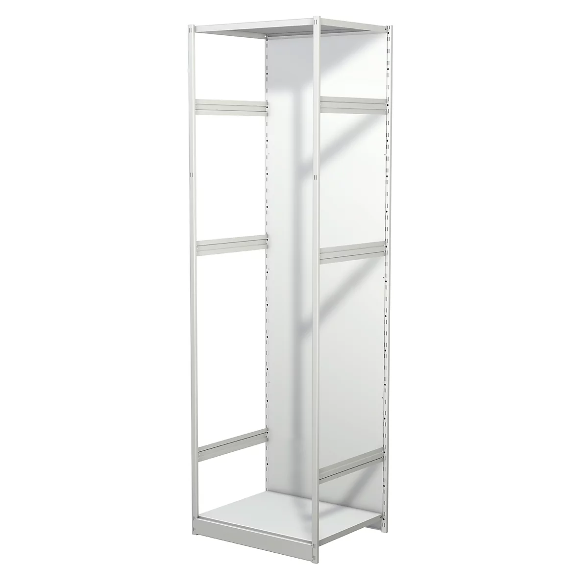Étagère vide 500 T PROGRESS, module de base, avec panneau arrière, H 2600 x l. 750 x P 640 mm