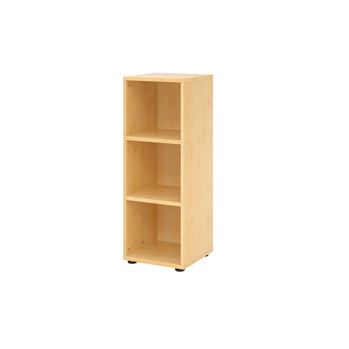 Étagères Breno, 3 HC, 28 kg par étagère, L 400 x P 400 x H 1100 mm, panneau de particules, érable