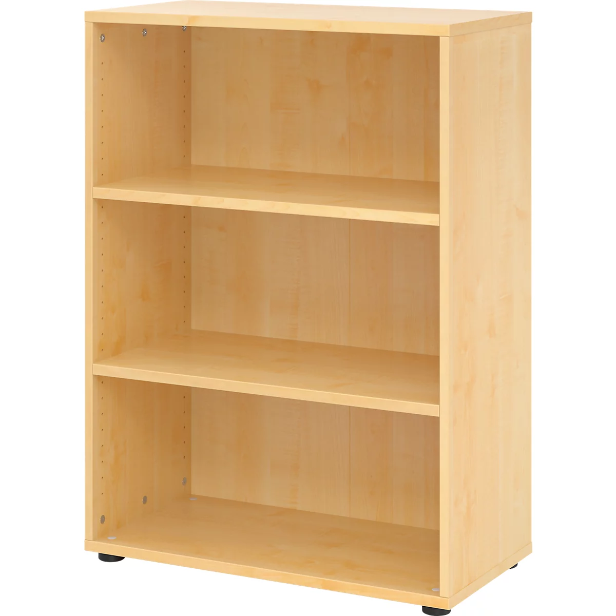 Étagères Breno, 3 HC, 28 kg par étagère, L 800 x P 400 x H 1100 mm, panneau de particules, érable