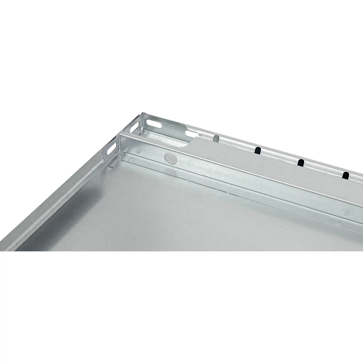 Etages Schulte Green MULTIplus150, 2 stuks, tot 150 kg, B 1000 x D 400 mm, gegalvaniseerd staal