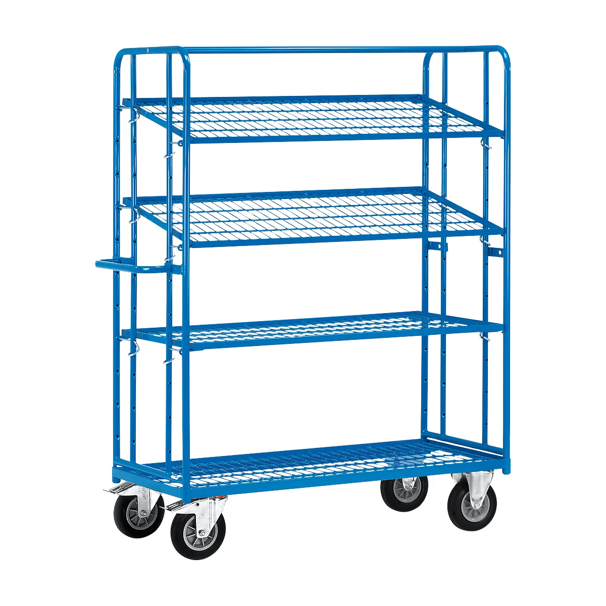 Etagewagen, 1430 x 620 x 1800, 4 legborden