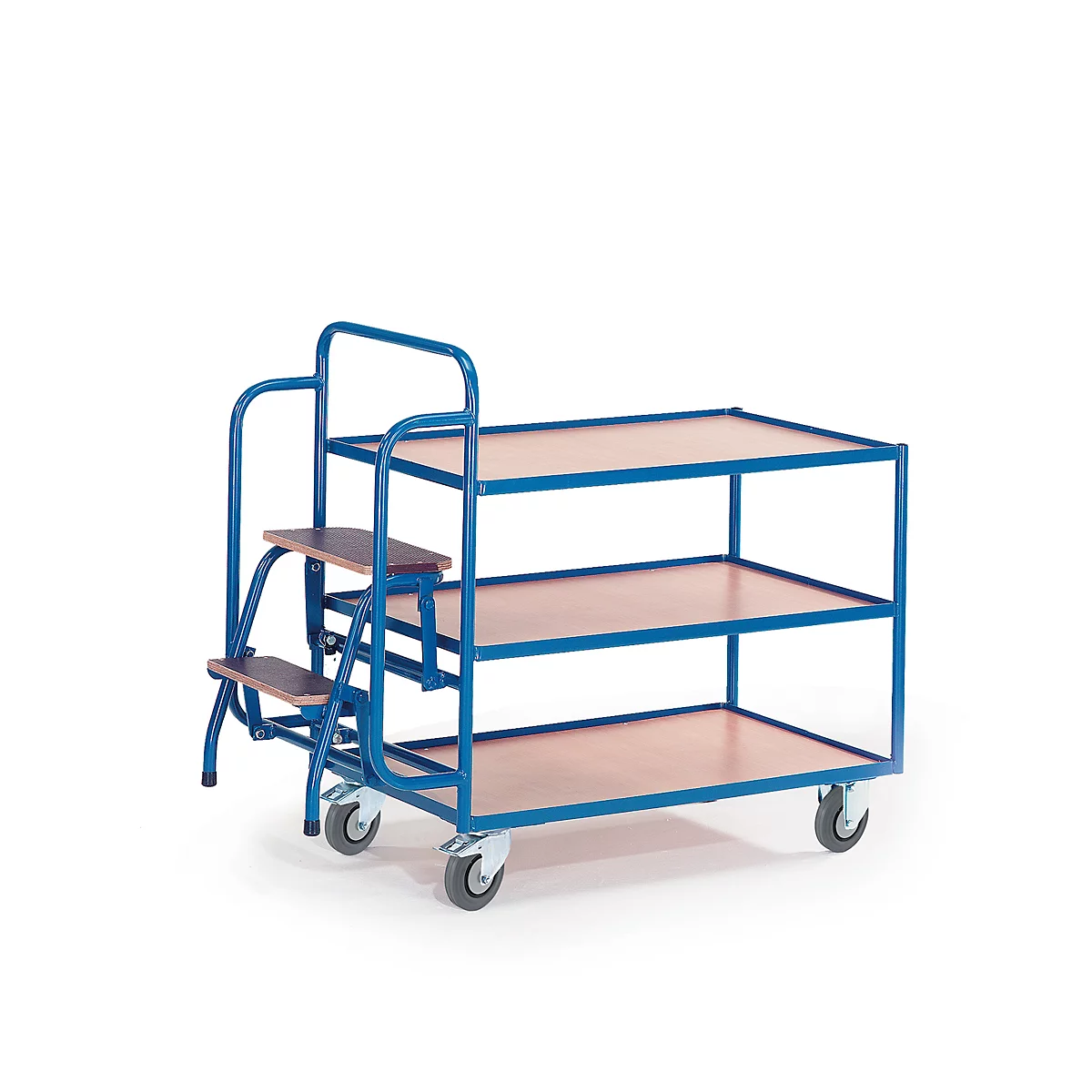 Etagewagen met treden, 3 etages