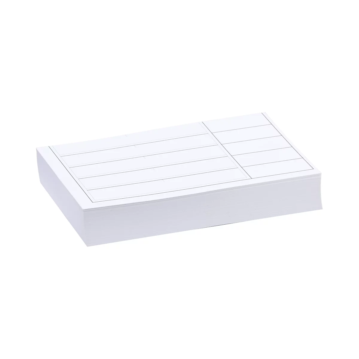 Etiket voor inzetbak, staal, 100 stuks