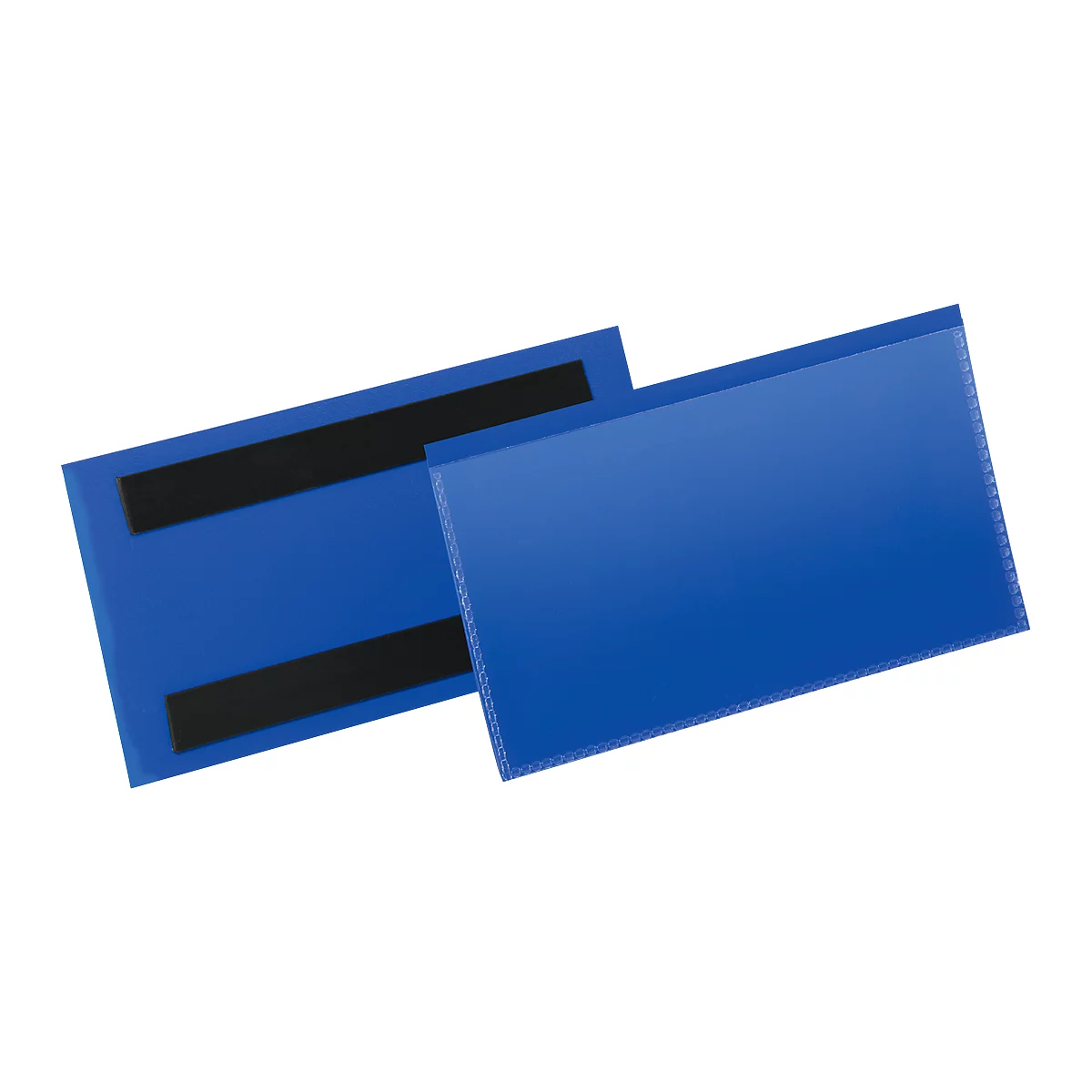 Etiketten- en markeringshoezen B 150 x H 67 mm, 50 st., blauw