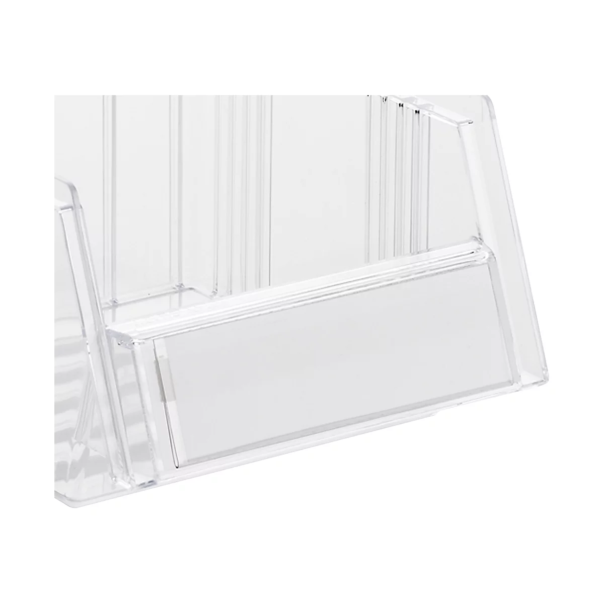 Etiketten, für Treston Schubladen Serie 1520/1525, B 118 x H 37 mm, Karton, weiß, 100 Stück