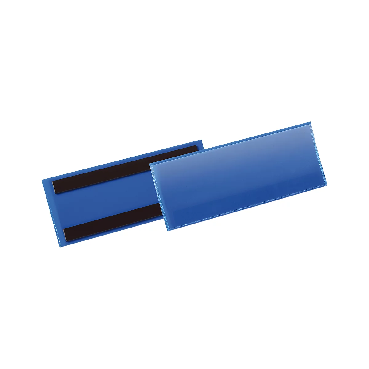 Etiketten- und Kennzeichnungstaschen B 210 x H 74 mm, 50 Stück, blau