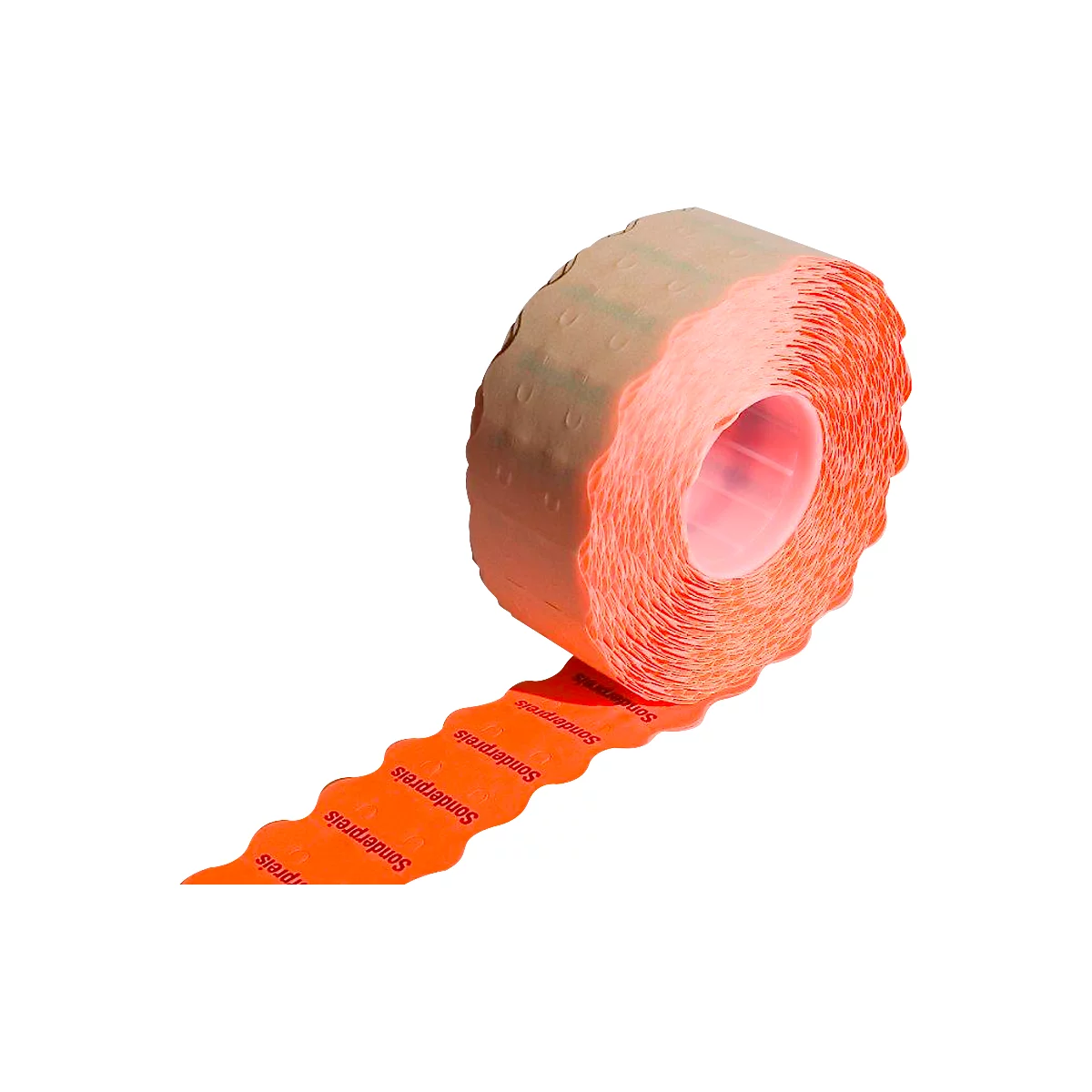 Etiketten, voor prijsetiketteerders, rood, 10 rollen
