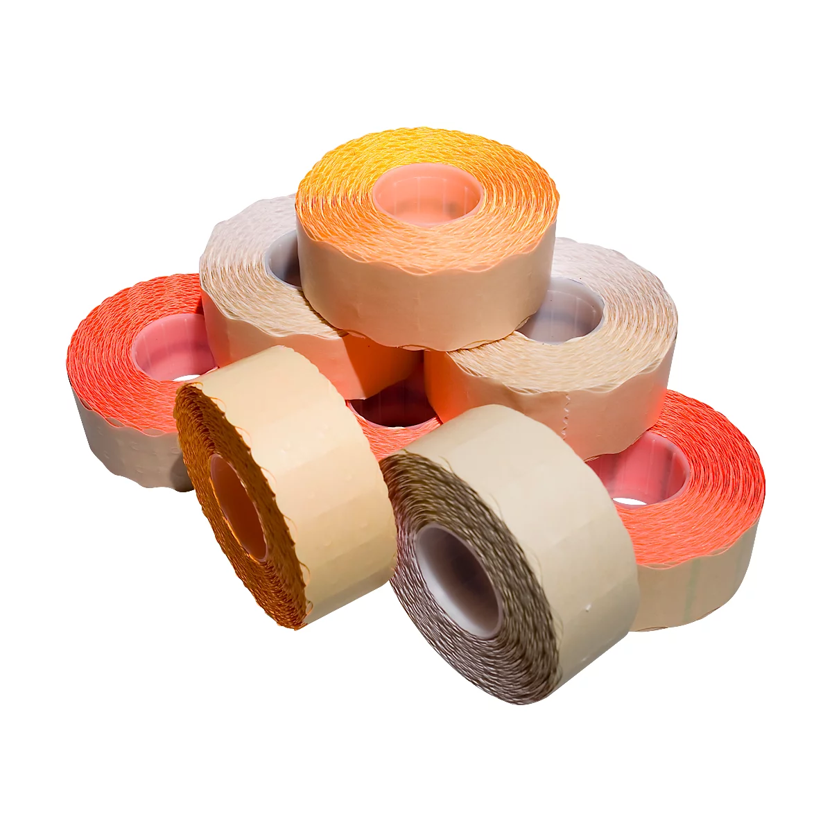 Etiketten, voor prijsetiketten, wit (verwijderbaar), 10 rollen